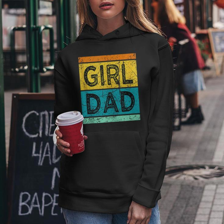 Girl Dad With Daughters Hashtag For Men Gift For Mens Funny Gifts For Dad Women Hoodie Unique Gifts