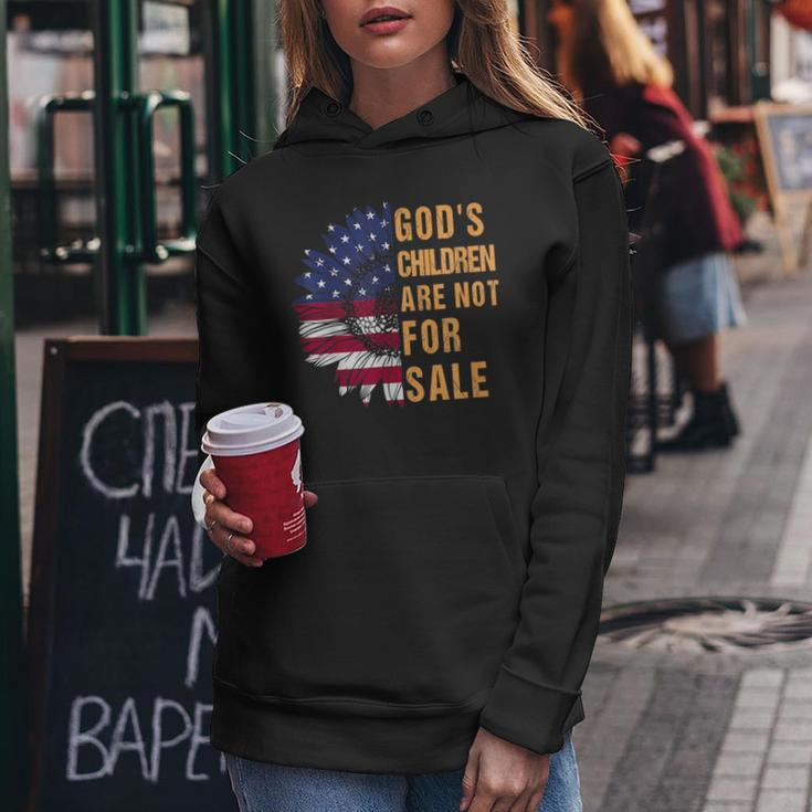 Gods Children Are Not For Sale Funny Political Political Funny Gifts Women Hoodie Unique Gifts