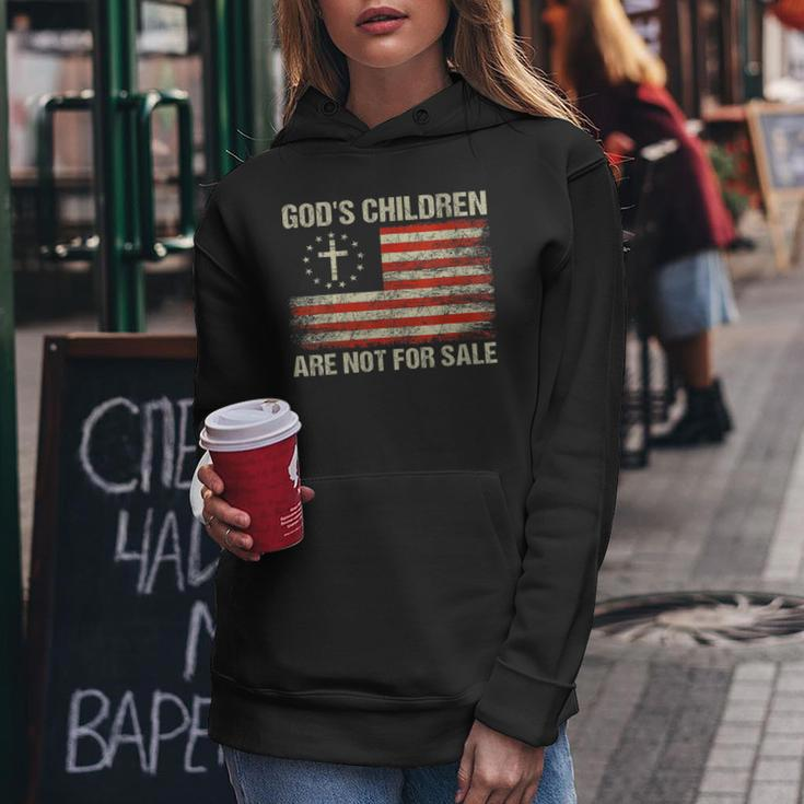 Gods Children Are Not For Sale Funny Quote Gods Children Women Hoodie Unique Gifts