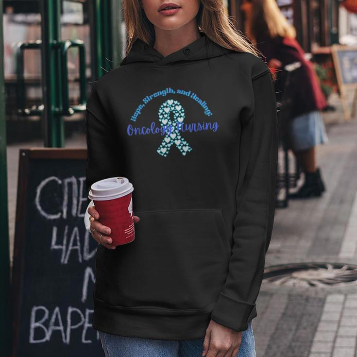 Hope Strength And Healing Oncology Nursing Nurse Women Hoodie Unique Gifts