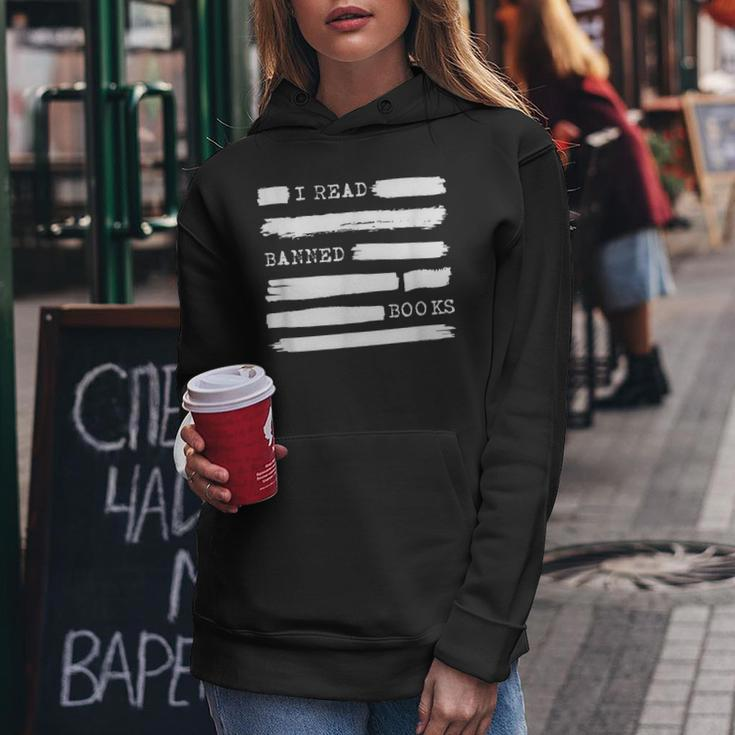 I Read Banned Books 2023 Librarian Teacher Appreciation Gift Women Hoodie Unique Gifts