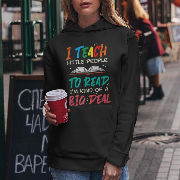 I Teach Little People To Read Book Funny Teacher Women Men Gifts For Teacher Funny Gifts Women Hoodie Unique Gifts