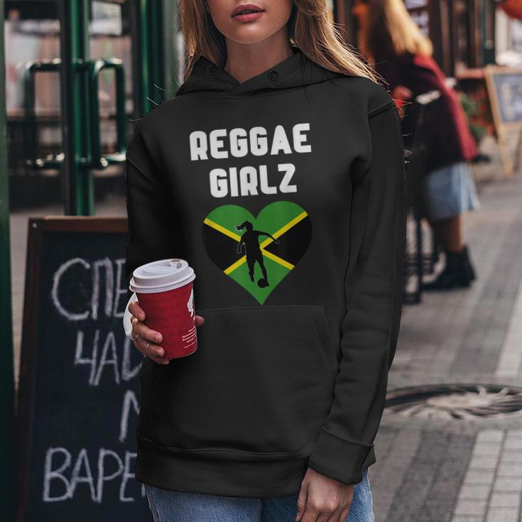 Jamaica Flag Women Football Player Women Hoodie Unique Gifts