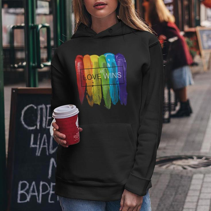 Lgbtq Equality Gay Pride Love Wins Be Yourself Month Rainbow Women Hoodie Unique Gifts