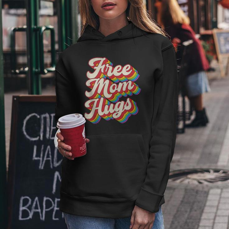 Lgbtq Free Mom Hugs Gay Pride Lgbt Ally Rainbow Mothers Day Women Hoodie Unique Gifts
