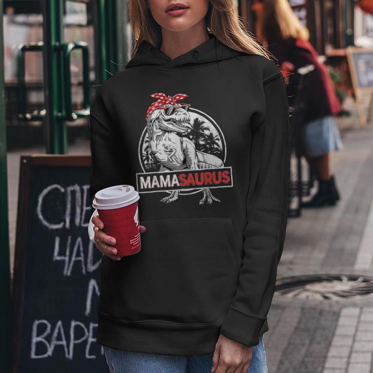 MamasaurusRex Dinosaur Funny Mama Saurus Family Matching Gifts For Mama Funny Gifts Women Hoodie Unique Gifts
