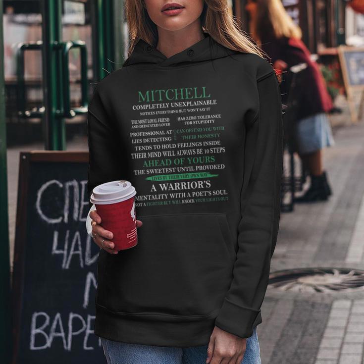 Mitchell Name Gift Mitchell Completely Unexplainable Women Hoodie Funny Gifts