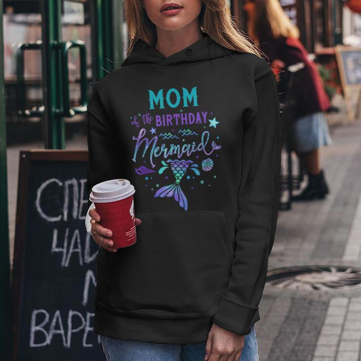 Mom Of The Birthday Mermaid Theme Party Squad Security Mommy Women Hoodie Unique Gifts