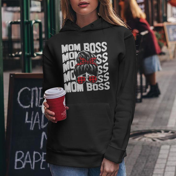 Mom Boss Mommy Wife Family Mom Life Mothers Day Gifts For Mom Funny Gifts Women Hoodie Unique Gifts