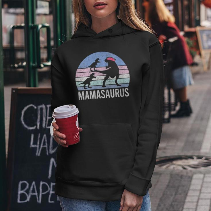 Mom Mother Gift Christmas Xmas Mamasaurus 2 Son Wife Women Gift For Womens Women Hoodie Unique Gifts