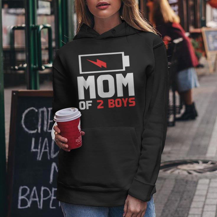 Mom Of 2 Boys Gifts From Son Mothers Day Birthday Women Women Hoodie Unique Gifts