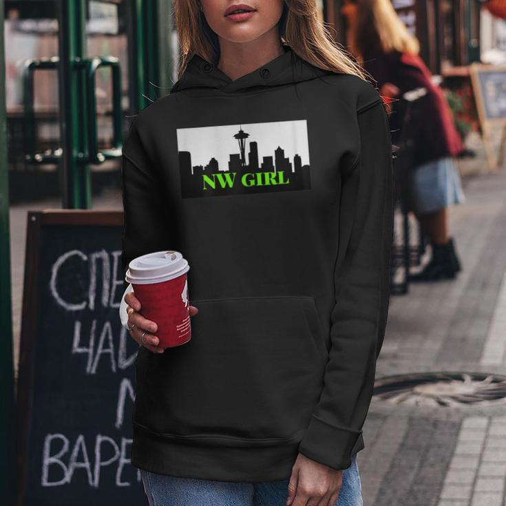Nw Girl North West Space Needle Women Hoodie Unique Gifts