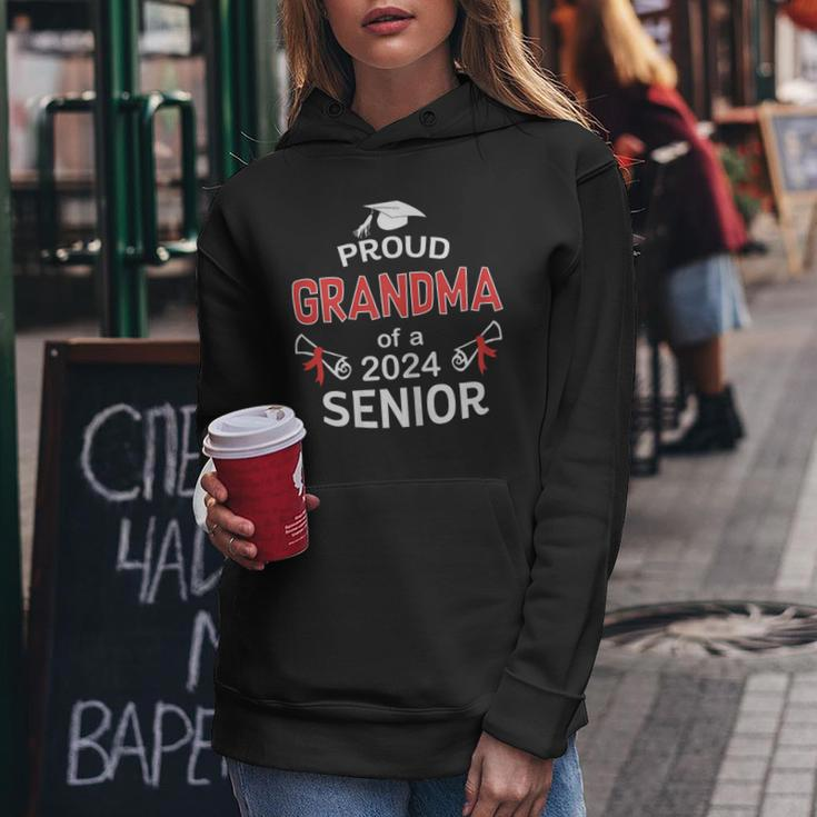 Proud Grandma Of A 2024 Senior Graduation 2024 Women Hoodie Unique Gifts