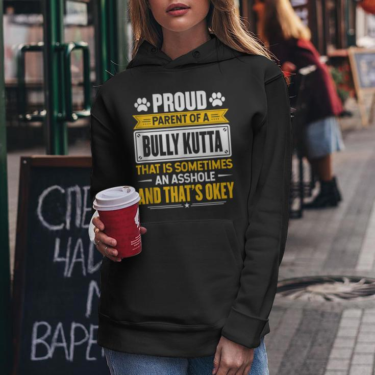Proud Parent Of A Bully Kutta Dog Owner Mom & Dad Women Hoodie Unique Gifts