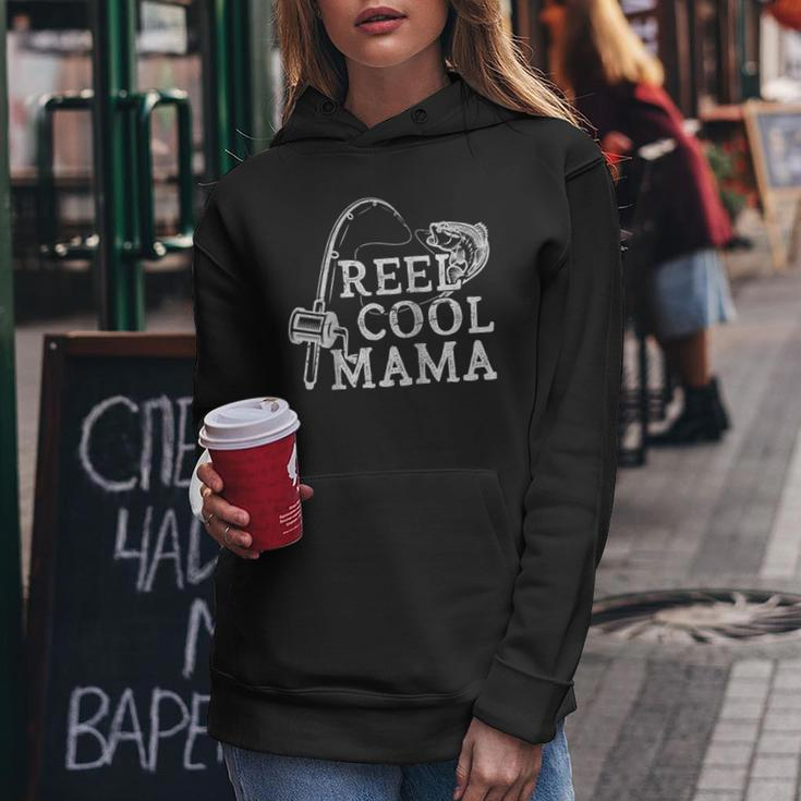Retro Reel Cool Mama Fishing Fisher Mothers Day Gift For Women Women Hoodie Unique Gifts