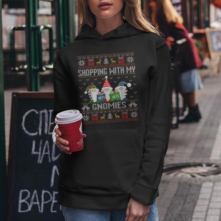 Shopping With My Gnomies Ugly Christmas Sweater Women Hoodie Unique Gifts