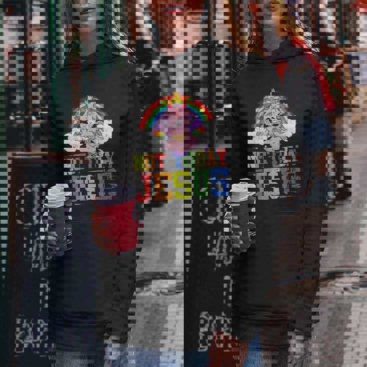 Today Not Jesus Cute Baphomet Lbgt Satan Goat Gay Pride Women Hoodie Unique Gifts Today Not Jesus Cute Baphomet Lbgt Satan Goat Gay Pride Women Hoodie Unique Gifts