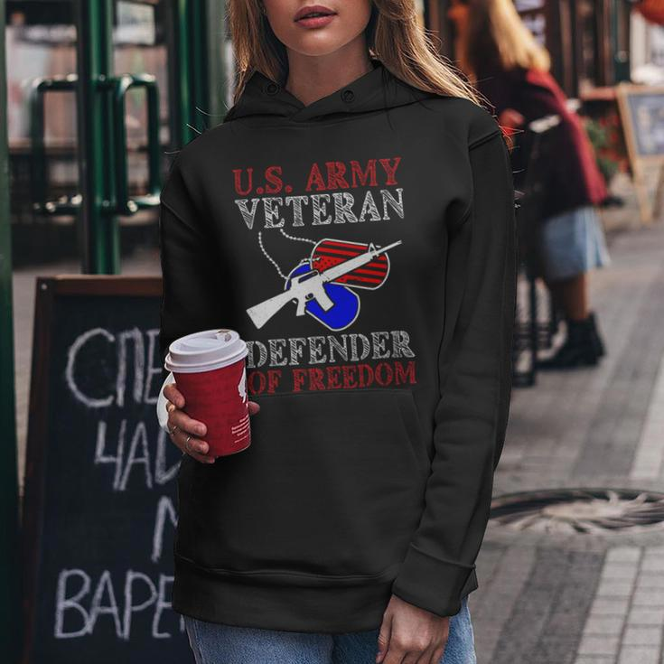 Veteran Vets Us Army Veteran Defender Of Freedom Fathers Veterans Day 5 Veterans Women Hoodie Unique Gifts
