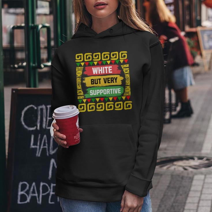 White But Supportive Ally Black History Month Junenth Women Hoodie Unique Gifts