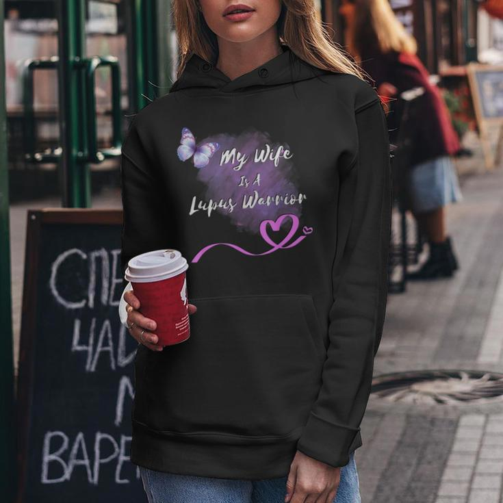 My Wife Is A Lupus Warrior Women Hoodie Unique Gifts