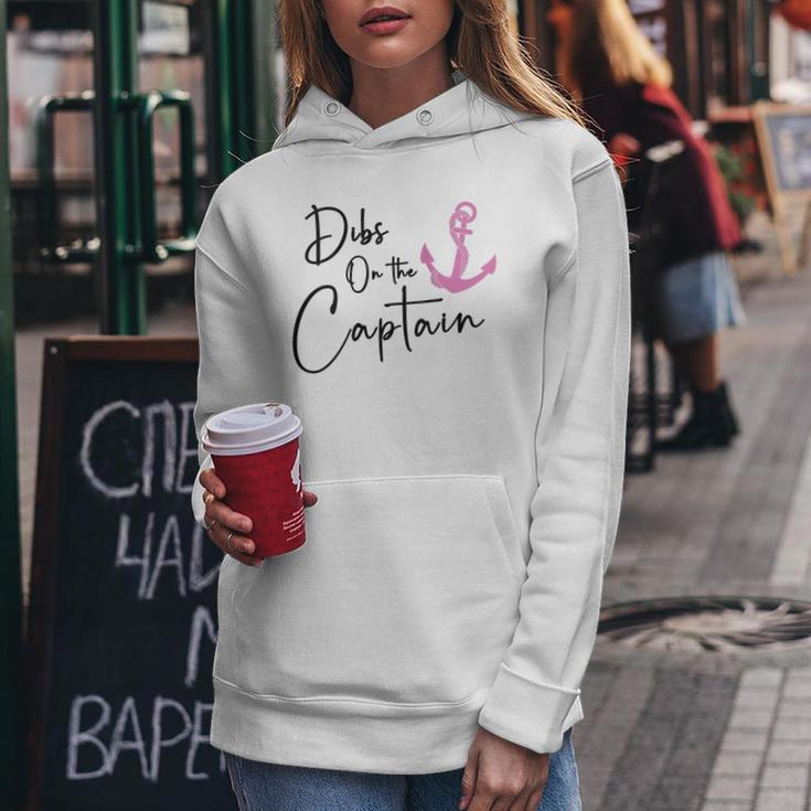 Dibs On The Captain Women Hoodie Funny Gifts