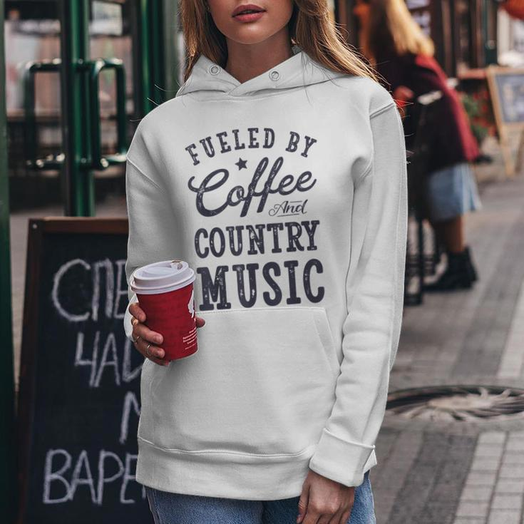 Fueled By Coffee And Country MusicWomen Women Hoodie Unique Gifts