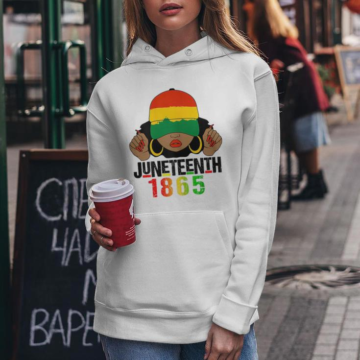 Junenth Is My Independence Day Black Women Black Pride Women Hoodie Funny Gifts