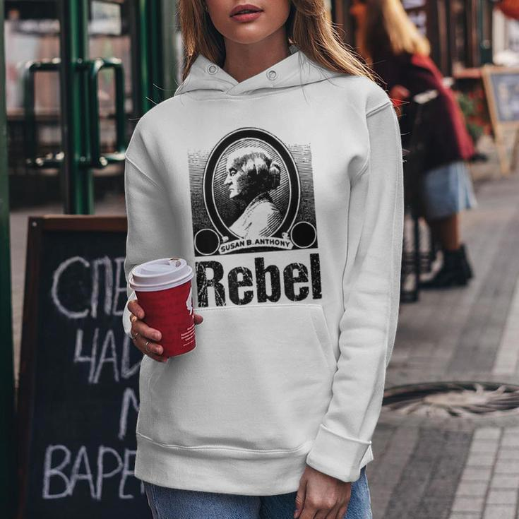 Political Rebel Susan B Anthony Women's History Women Hoodie Unique Gifts