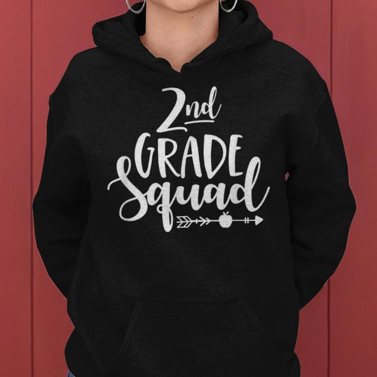 2Nd Grade Squad Teacher For Arrow Cute Women Hoodie