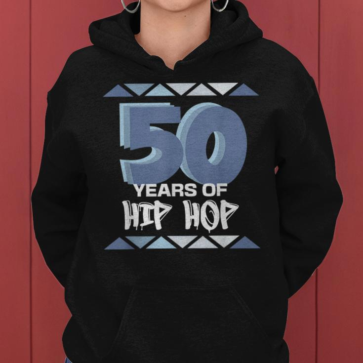 50 Years Of Hip Hop 90S Retro | 50Th Anniversary Women Hoodie