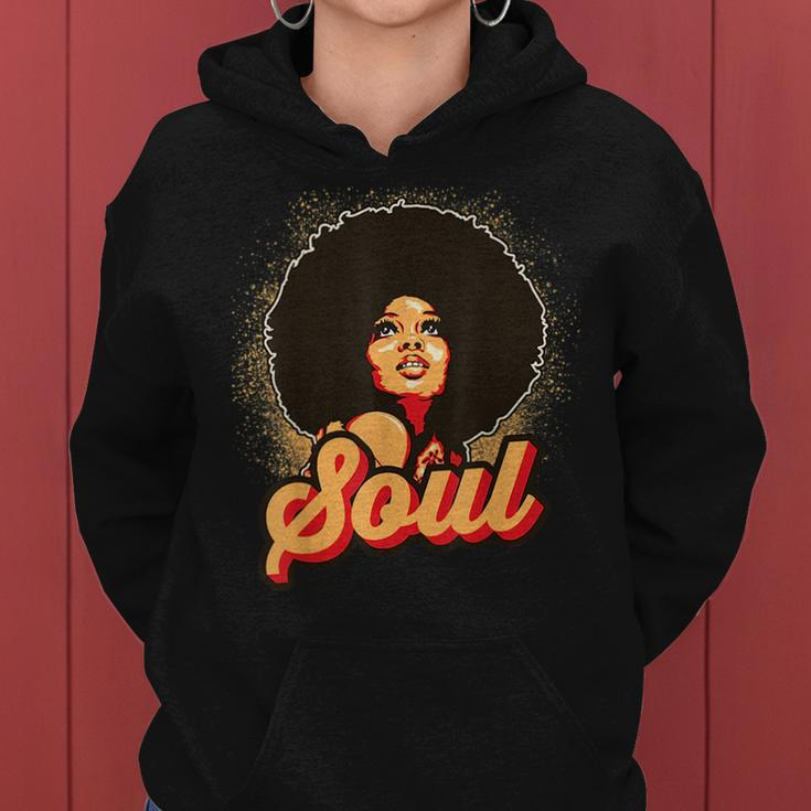 70S Funk Afro Women Soul Retro Vintage Style Graphic Women Hoodie