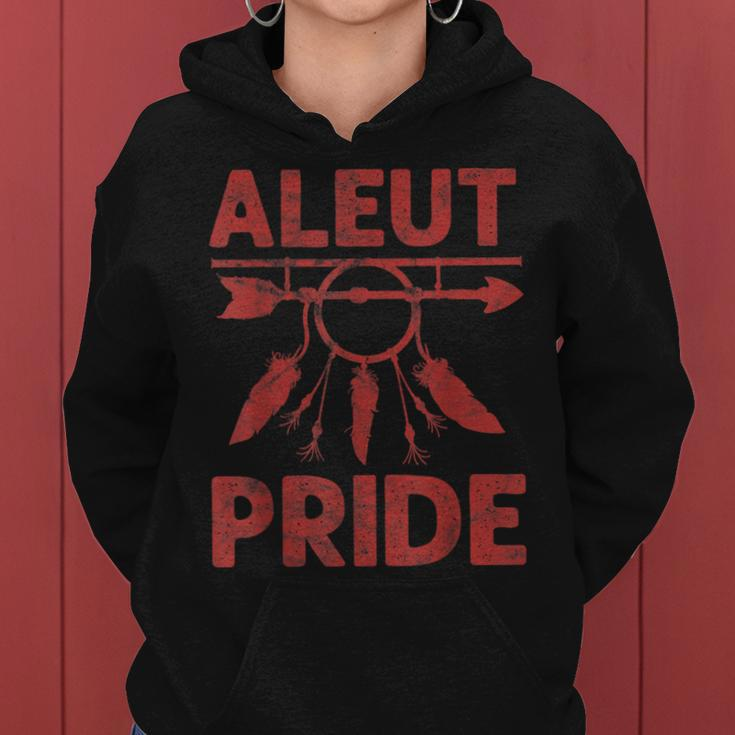 Aleut Tribe Pride Native American Vintage Gift Men Women Women Hoodie