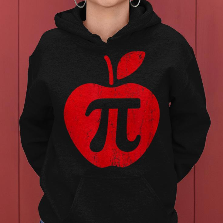 Apple Pi Day Math Nerd Pie Teacher 314 Women Hoodie