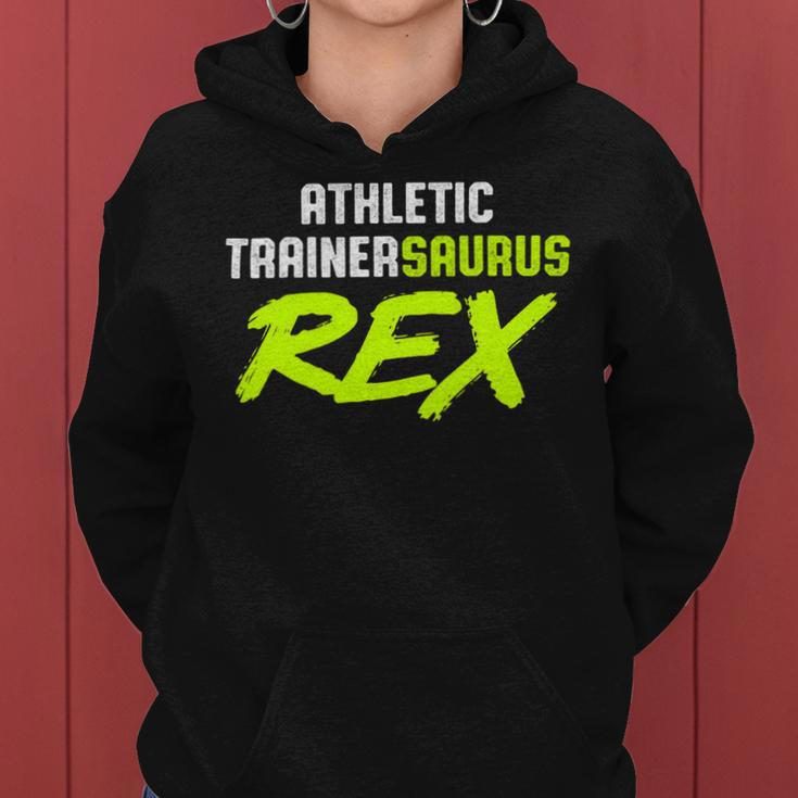 Athletic Trainer Gym Coach Rex Wellness Coaching Women Hoodie