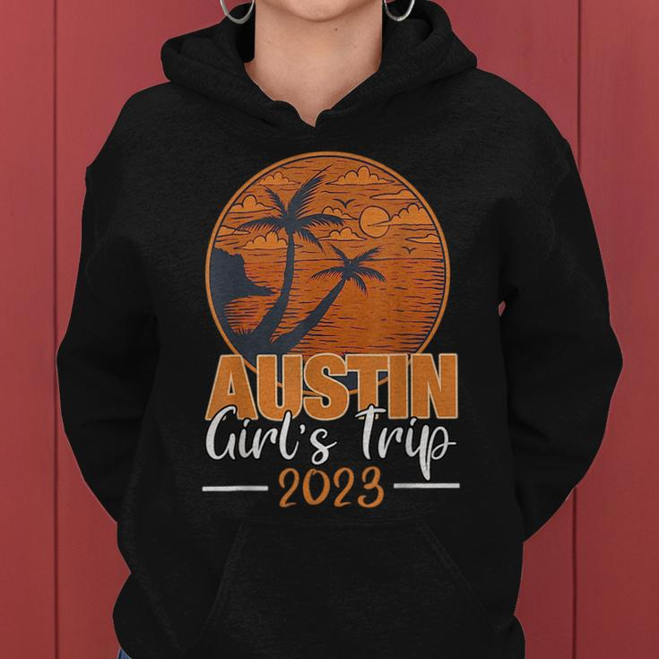 Austin Texas Girls Trip 2023 Beach Vacation Vintage Women Hoodie