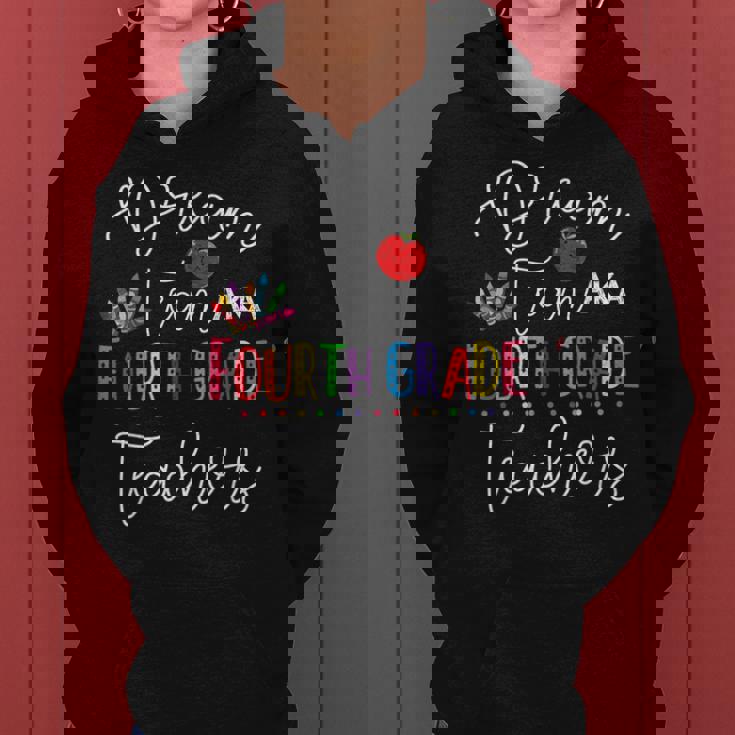 Back To School Dream Team Fourth 4Th Grade Teacher Kid Women Hoodie