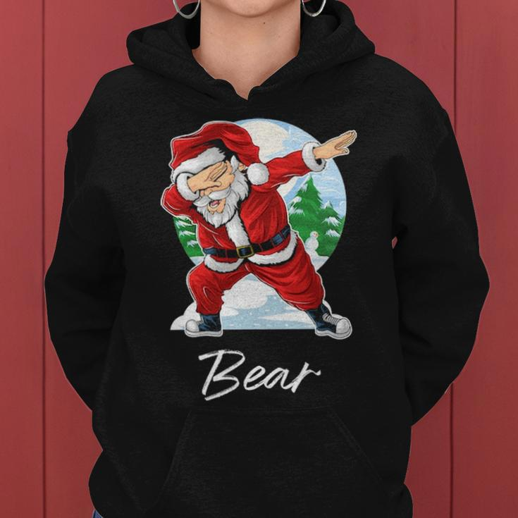 Bear Name Gift Santa Bear Women Hoodie