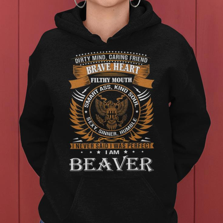 Beaver Name Gift Beaver Brave Heart V2 Women Hoodie