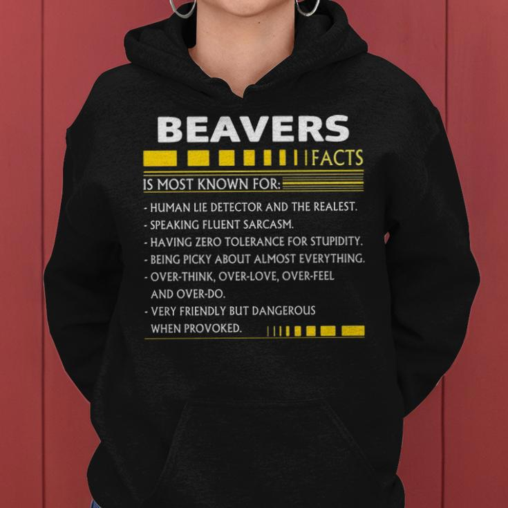 Beavers Name Gift Beavers Facts V3 Women Hoodie