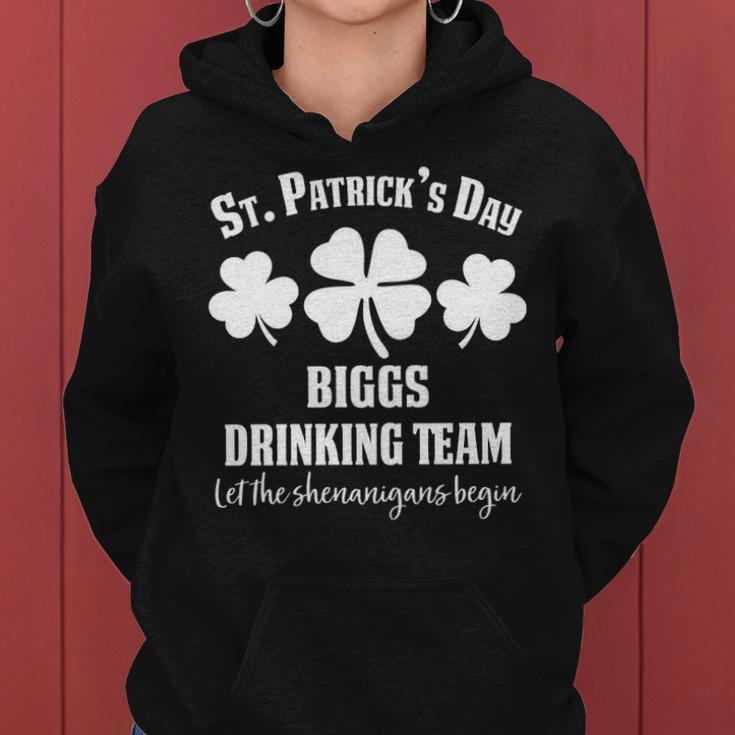 Biggs Name Gift Drinking Team Biggs Let The Shenanigans Begin Women Hoodie