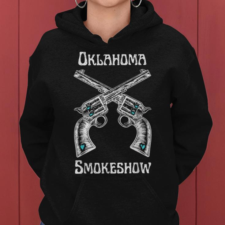 Boho Bull Skull Cow | Oklahoma Smokeshow Western Country Women Hoodie