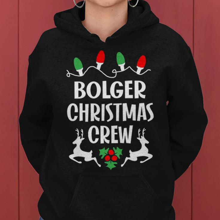 Bolger Name Gift Christmas Crew Bolger Women Hoodie