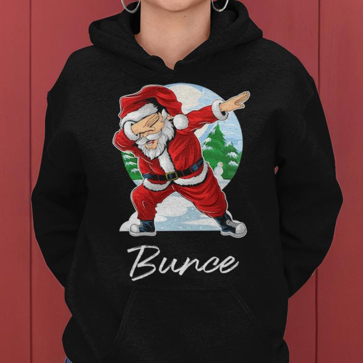 Bunce Name Gift Santa Bunce Women Hoodie
