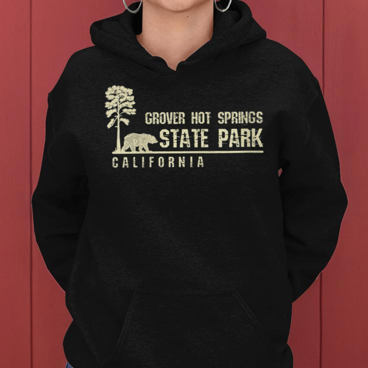 California Souvenir For Grover Hot Springs State Park Women Hoodie