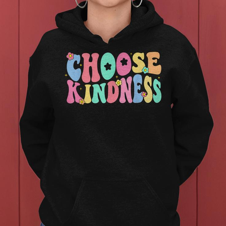 Choose Kindness Be Kind Inspirational Teacher Women Hoodie