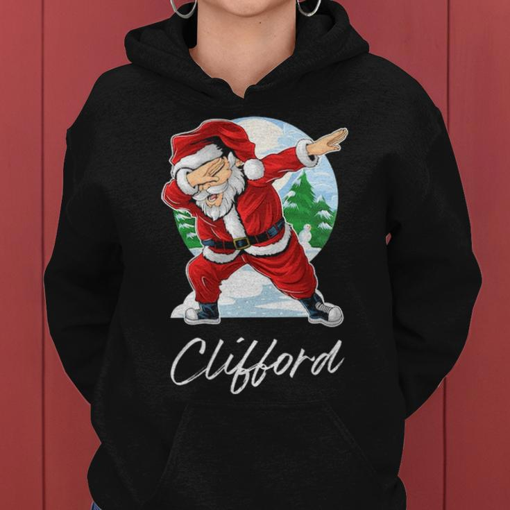 Clifford Name Gift Santa Clifford Women Hoodie