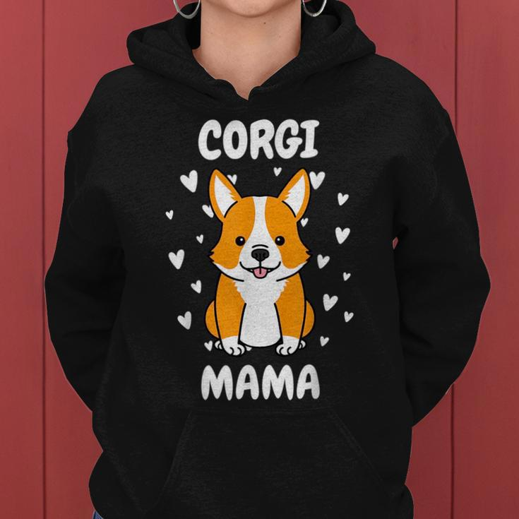 Corgi Mama Mom Mummy Mum Mommy Mothers Day Mother Dog Lover Women Hoodie