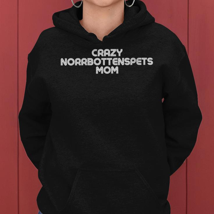 Crazy Norrbottenspets Mom Dog Mom Women Hoodie
