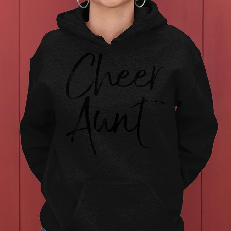 Cute Cheerleader Aunt For Cheerleader Auntie Cheer Aunt Women Hoodie