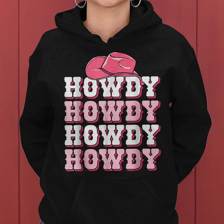 Cute Howdy Western Country Cowgirl Texas Rodeo Women Girls Texas Funny Designs Gifts And Merchandise Funny Gifts Women Hoodie